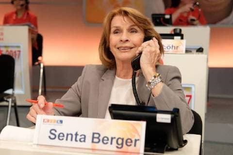 Senta Berger at RTL Spendenmarathon on 23 11 2017 in Koeln RTL Spendenmarathon 2017 in Koeln