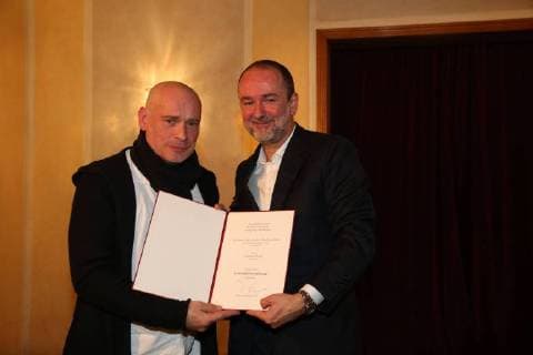 Awarded the title Kammerschauspieler to J Krisch Wien Burgtheater 15 12 2017 Johannes KRISCH Thomas DROZDA