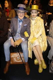 Günther Krabbenhöft and Britt Kanja at the Ewa Duke fashion show during MBFW on the Berlin fashion week autumn winter 2018 in the E-work Berlin 16 01 2018 Foto:xS.xGabschx xFuturexImage