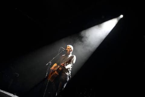 Marcus Wiebusch of the band Kettcar for a concert at the Columbiahalle in Berlin 10 February 2018 Kettcar concert in Berlin