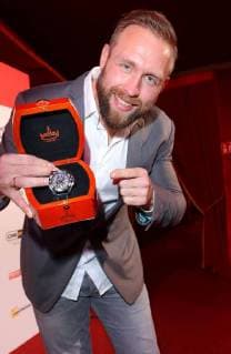 Robert Harting at the Askania awards in the Palazzo Hertzallee 41 Spiegeltent Berlin copyright imago stock people GmbH Tinkeres date 13 02 2018 place to B