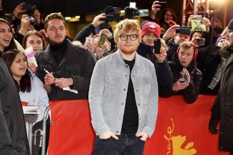 Ed Sheeran attending the Songwriter Premiere at the 68th Berlin International Film Festival Berlinale 2018 at Friedrichstadt Palast on February 23, 2018 in Berlin Germany Foto:xF.xKernx xFuturexImage