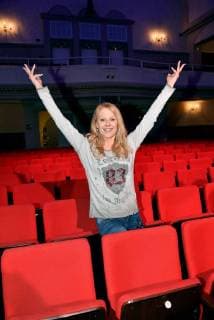 The actress Ulrike Kriegler poses on 27 02 2018 in Cologne at the press conference to present the program of the Volksbühne am Rudolfplatz formerly Millowitsch Theater
