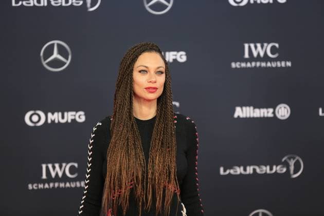 Boris and Lilly Becker Red carpet award ceremony Laureus Awards 2018 in the Sporting Principality of Monaco