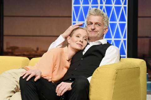 Katja Weitzenböck and Dominic Raacke at the photo sample for the play The Kidney in the Comedy at Kurfürstendamm Berlin 01 03 2018 Foto:xF.xKernx xFuturexImage