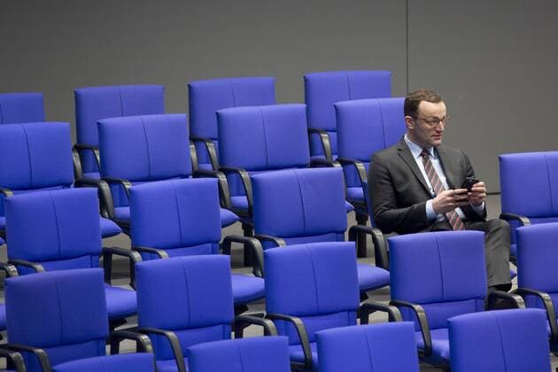 Germany Berlin Bundestag 18 session Jens Spahn CDU 02 03 2018