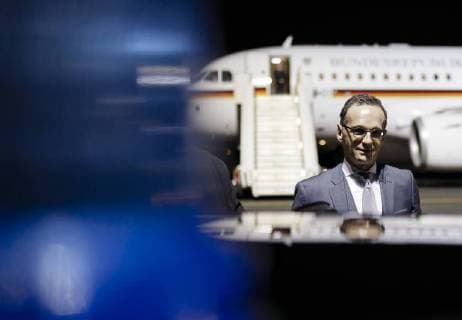 Federal Foreign Minister Heiko Maas SPD lands after his inaugural visit to Paris in Berlin Tegel 15 03 2018 Berlin Germany Copyright: xThomasxKoehler photothek.netx