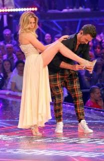Helene Fischer Florian Silbereisen at the live show Heimlich The big Schlager surprise in hall 12 of the Bavaria Studios Bavaria Filmplatz Munich Date 17 03 2018 The big Schlager surprise