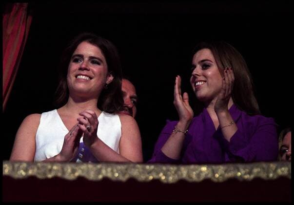 . 21 04 2018. London, United Kingdom. The Queen s Birthday Party. Prince William, Princesses Beatrice and Eugenie applaud the Queen as she joins Members of the Royal Family in the Royla Box as they join Queen Elizabeth II for her 92 Birthday Party at the Royal Albert Hall, London, The Concert is being organised by the Royal Commonwealth Society of which Her Majesty is Patron. The RCS is the oldest Commonwealth organisation and is celebrating its 150th anniversary in 2018. Alongside contemporary performances, songs from classic musicals are performed. Performers include Sir Tom Jones, Kylie Minogue, Sting and Shaggy, Shawn Mendes, Ladysmith Black Mambazo, Anne-Marie, Craig David and Donel Mangena. xAndrewxParsonsx xi-Imagesx IIM-17575-0112