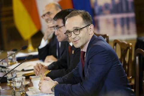 Federal Foreign Minister Heiko Maas SPD attends G7 Foreign Ministers Meeting in Toronto Here at the beginning of the first working session Toronto 22 04 2018 Toronto Canada Copyright: xThomasxTrutschelx