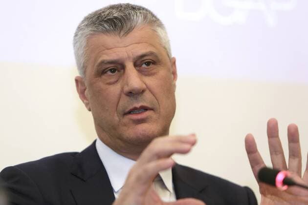 Hashim Thaci (KOS Präsident der Republik Kosovo) am 8.05.2018 in der DGAP e.V. in Berlin, Deutschland xDEx