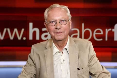 Uwe Karsten Heye on the ARD Talkshow hard but fair in WDR Fernsehstudio A Cologne 14 06 2018 Foto:xC.xHardtx xFuturexImage