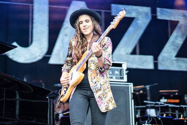 Youtube discovery Kinga Glyk opens the festival Friday on the main stage Elbjazz Festival opened in Hamburg harbor Hamburg Hamburg Germany Steinwerder Werftgelände Blohm