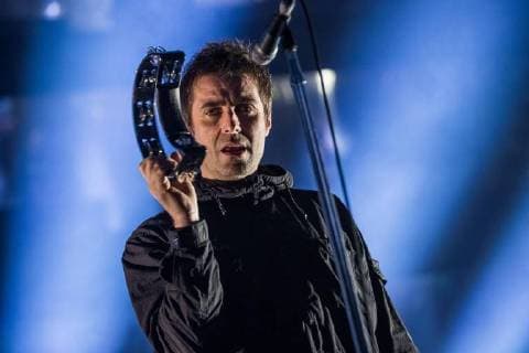 The British singer and musician Liam Gallagher at a concert on 05 July 2018 in the Palladium in Cologne
