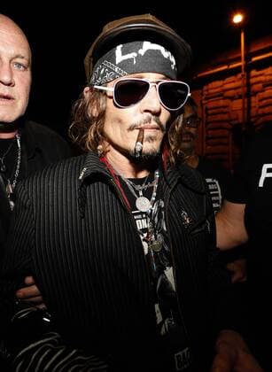 Entertainment Themen der Woche Entertainment Bilder des Tages Rom, Johnny Depp verlässt Hotel Eden JOHNNY DEEP ALL HOTEL EDEN