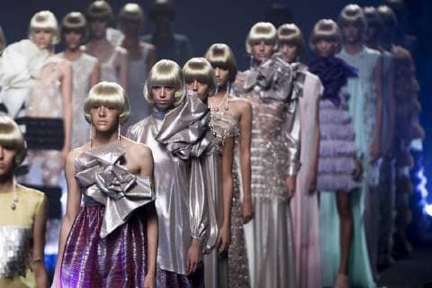 Models at the Duyos Fashion Show at the Mercedes Benz Fashion Week Madrid Spring Summer 2019 at the Ifema Madrid 10 07 2018 Duyos Models  Foto:xDyDxFotografosx xFuturexImage