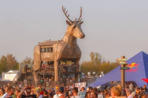 The Highfield 2018 has started and attracts 35,000 visitors to the Störmthaler See near Leipzig