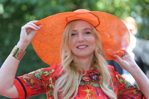 19 08 2018 Hannover Niedersachsen GER Jette Joop fashion designer outside outdoor designer German Germany Europe European Hanover Jette Joop Joop fashion designer Niedersachsen personality portraits portrait QF landscape Western Europe 180819D1282HANNOVER JPG