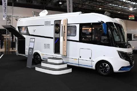 Caravan Salon 2018 on 31 08 2018 in the Messe Düsseldorf in Dusseldorf Arto 76 L base vehicle Fiat Ducato 45 H xRx