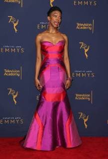 08 September 2018 - Los Angeles, California - Sonequa Martin-Green. 2018 Creative Arts Emmys Awards held at Microsoft Theater. Photo Credit: F. Sadou AdMedia 229901 2018-09-08 CA Los Angeles Etats-Unis  Copyright: xAdMediax STAR_229901_060