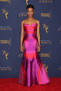 08 September 2018 - Los Angeles, California - Sonequa Martin-Green. 2018 Creative Arts Emmys Awards held at Microsoft Theater. Photo Credit: F. Sadou AdMedia 229901 2018-09-08 CA Los Angeles Etats-Unis  Copyright: xAdMediax STAR_229901_063