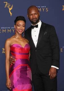 08 September 2018 - Los Angeles, California - Sonequa Martin-Green and Kenric Green. 2018 Creative Arts Emmys Awards held at Microsoft Theater. Photo Credit: F. Sadou AdMedia 229901 2018-09-08 CA Los Angeles Etats-Unis  Copyright: xAdMediax STAR_229901_067
