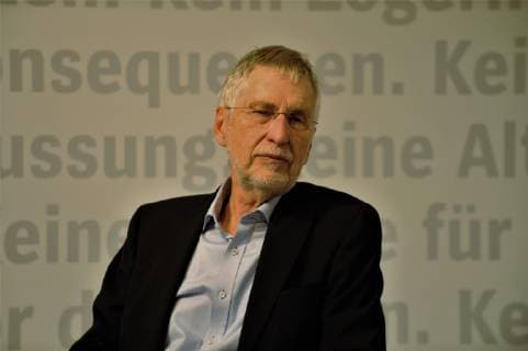 International Book Fair Frankfurt am Main Germany book fair Frankfurt Photo Volker Hage Des Leben fuenfter Akt