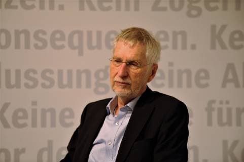 International Book Fair Frankfurt am Main Germany book fair Frankfurt Photo Volker Hage Des Leben fuenfter Akt