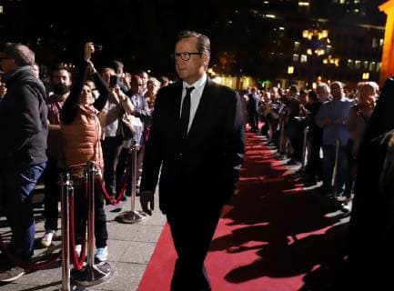 12 10 2018 GER Frankfurt am Main Old Opera Hessian Film and Cinema Prize 2018 red carpet Red Carpet Matthias Frederik Brandt actor