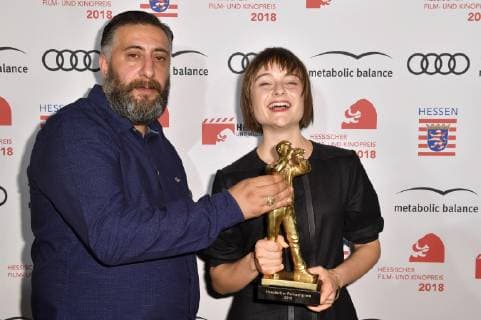 Kida Khodr Ramadan and Lena Urzendowsky at the 29th presentation of the Hessian Film and Cinema Prize at the Alte Oper Frankfurt 12 10 2018 Foto:xF.xKernx xFuturexImage