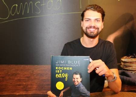 13 10 2018 xcex Germany Frankfurt Fair Book Fair Frankfurt Book Fair 2018 Jimi Blue Ochsenknecht presents his new book Cooking is easy CE