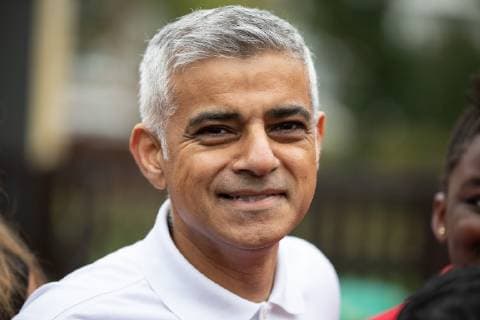 October 15, 2018 - London, London, UK - London, UK. Mayor of London Sadiq Khan and British athlete Sir Mohamed Farah (not pictured) launch a campaign at Cubitt Town Junior School to encourage London schools to take part in the Daily Mile initiative. The Daily Mile gets school children exercising outside for 15 minutes a day, to improve their physical, social, emotional and mental health and wellbeing. London UK - ZUMAl94_ 20181015_zaf_l94_064 Copyright: xTomxNicholsonx