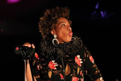 Macy Gray at a concert in the Astra Kulturhaus in Berlin 30 October 2018 Concert Macy Gray in Berlin