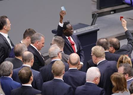 Germany Berlin Bundestag 61 session Bundestag votes for the pension package of the Federal Government 08 11 2018