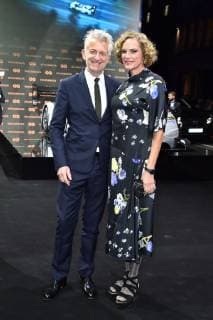 Dominic Raacke and Alexandra Rohleder at the presentation of the GQ Men Of The Year Awards 2018 in Berlin on 08 11 2018 GQ Awards Men of the Year 2018 Gala in Berlin