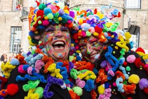 Hoppeditz Erwachen Karneval Düsseldorf Germany Düsseldorf Germany 11 November 2018 The Bunte Bömmelchen Beginning of the carnival session 2018 2019 with the event Hoppeditz Erwachen in Düsseldorf
