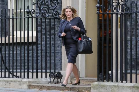 November 13, 2018 - London, United Kingdom - Penny Mordaunt, Secretary of State for International Development and Equalities Minister seen departing from No 10 Downing Street after attending the weekly Cabinet Meeting. London United Kingdom - ZUMAs197 20181113_zaa_s197_060 Copyright: xDinendraxHariax
