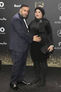 Kida Khodr Ramadan with wife Meryem Ramadan at the 70 Bambi Award 2018 at the Stage Theater am Potsdamer Platz Berlin 16 11 2018 Foto:xA.xBuggex xFuturexImage