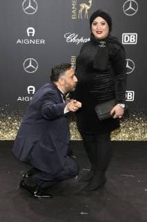 Kida Khodr Ramadan with wife Meryem Ramadan at the 70 Bambi Award 2018 at the Stage Theater am Potsdamer Platz Berlin 16 11 2018 Foto:xA.xBuggex xFuturexImage