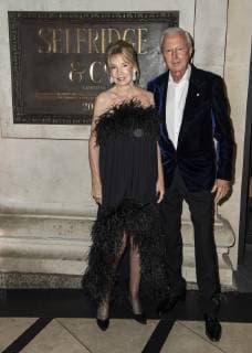 November 20, 2018 - London, United Kingdom - Hilary Weston and Galen Weston attend the launch of new restaurant Brasserie Of Light at Selfridges. London United Kingdom - ZUMAs197 20181120_zaa_s197_198 Copyright: xGaryxMitchellx
