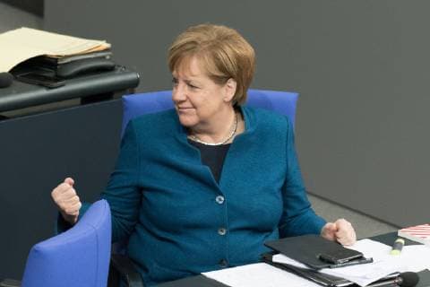 Berlin German Bundestag debate 21 11 18 Angela Merkel Bundestag debate budget 21 11 2018 Copyright: xEibner-Pressefotox EP_EER