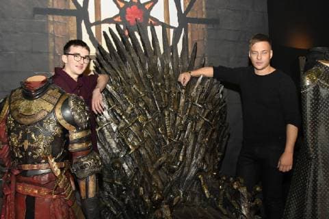 Isaac Hempstead Wright and Tom Wlaschiha at the press event for the exhibition Game Of Thrones The Touring Exhibition at the Centro Promenade Oberhausen 26 11 2018 Foto:xJ.xKrickx xFuturexImage