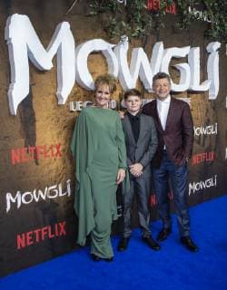 December 4, 2018 - London, United Kingdom - Lorraine Ashbourne, Louis Ashbourne Serkis and Andy Serkis attends a special screening of Netflix s Mowgli: Legend Of The Jungle at The Curzon Mayfair. London United Kingdom - ZUMAs197 20181204_zaa_s197_142 Copyright: xGaryxMitchellx