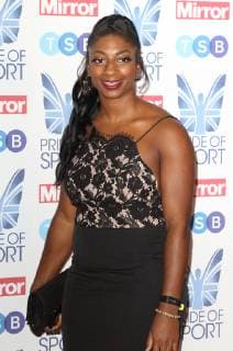 December 6, 2018 - London, United Kingdom - Kadeena Cox at The Mirror Pride of Sport Awards at Grosvenor House in Park Lane. London United Kingdom - ZUMAs197 20181206_zaa_s197_421 Copyright: xKeithxMayhewx