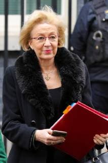 December 18, 2018 - London, United Kingdom - Andrea Leadsom, Lord President of the Council and Leader of the House of Commons is seen departing from No 10 Downing Street after attending the weekly Cabinet Meeting. The Cabinet discussed the preparations for a No Deal Brexit. London United Kingdom - ZUMAs197 20181218_zaa_s197_051 Copyright: xDinendraxHariax