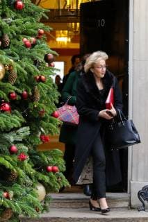 December 18, 2018 - London, United Kingdom - Andrea Leadsom, Lord President of the Council and Leader of the House of Commons is seen departing from No 10 Downing Street after attending the weekly Cabinet Meeting. The Cabinet discussed the preparations for a No Deal Brexit. London United Kingdom - ZUMAs197 20181218_zaa_s197_053 Copyright: xDinendraxHariax