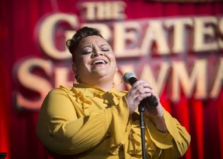 November 28, 2017 - Hollywood, California, U.S. - American Singer Actress KEALA SETTLE promotes the movie The Greatest Showman in Hollywood. Hollywood U.S. - ZUMAg203 20171128_zap_g203_003 Copyright: xArmandoxGallox