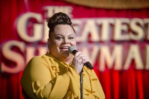 November 28, 2017 - Hollywood, California, U.S. - American Singer Actress KEALA SETTLE promotes the movie The Greatest Showman in Hollywood. Hollywood U.S. - ZUMAg203 20171128_zap_g203_036 Copyright: xArmandoxGallox