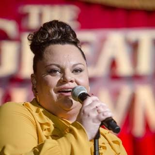 November 28, 2017 - Hollywood, California, U.S. - American Singer Actress KEALA SETTLE promotes the movie The Greatest Showman in Hollywood. Hollywood U.S. - ZUMAg203 20171128_zap_g203_049 Copyright: xArmandoxGallox