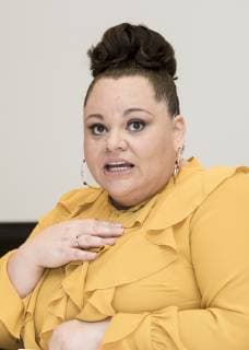 November 28, 2017 - Hollywood, California, U.S. - American Singer Actress KEALA SETTLE promotes the movie The Greatest Showman in Hollywood. Hollywood U.S. - ZUMAg203 20171128_zap_g203_125 Copyright: xArmandoxGallox